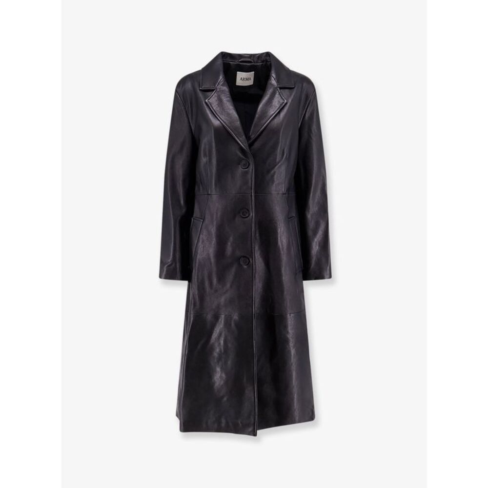 Arma Women Asia Leather Trench Coat